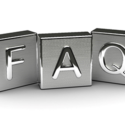 Silver block FAQs about dental crowns. 