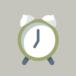 Animated alarm clock