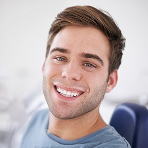 Man with attractive smile