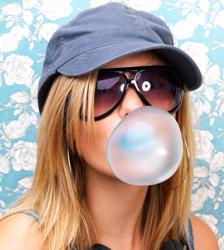 bubble blower girl